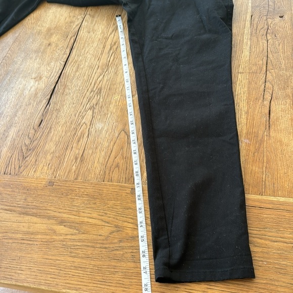 garage paper bag black jeans elastic waist size petite small - Picture 4 of 7